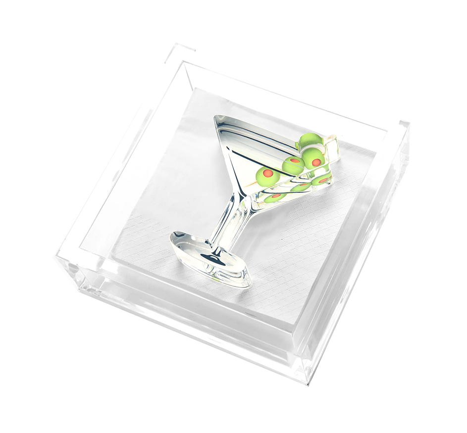 Martini Cocktail Napkin Holder
