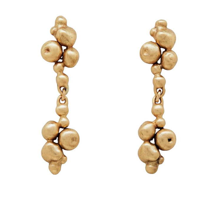 Double Ore Bronze Earring