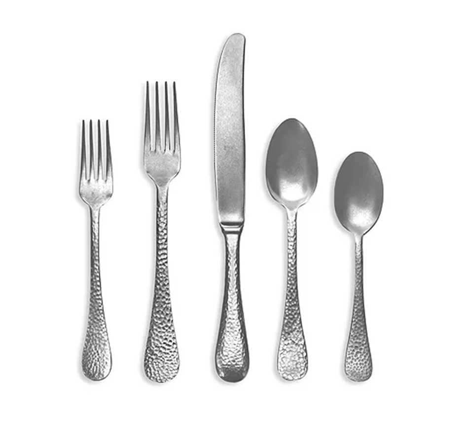 Epoque 5 Piece Flatware In Pewter