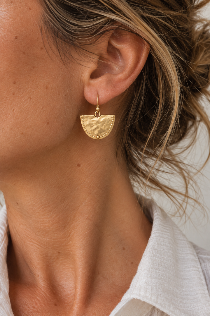 Mevia Bronze Earrings