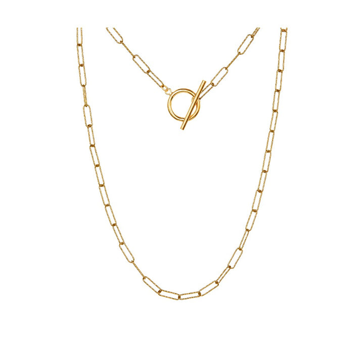 Paperclip Toggle Necklace