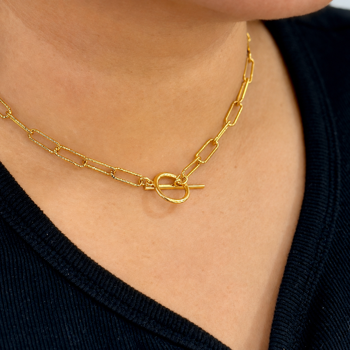 Paperclip Toggle Necklace