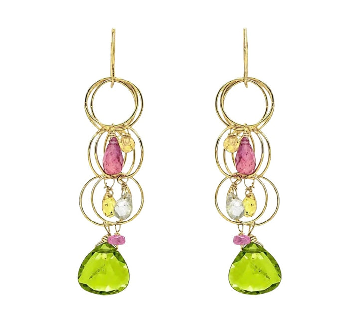Tranquility Earrings in Peridot