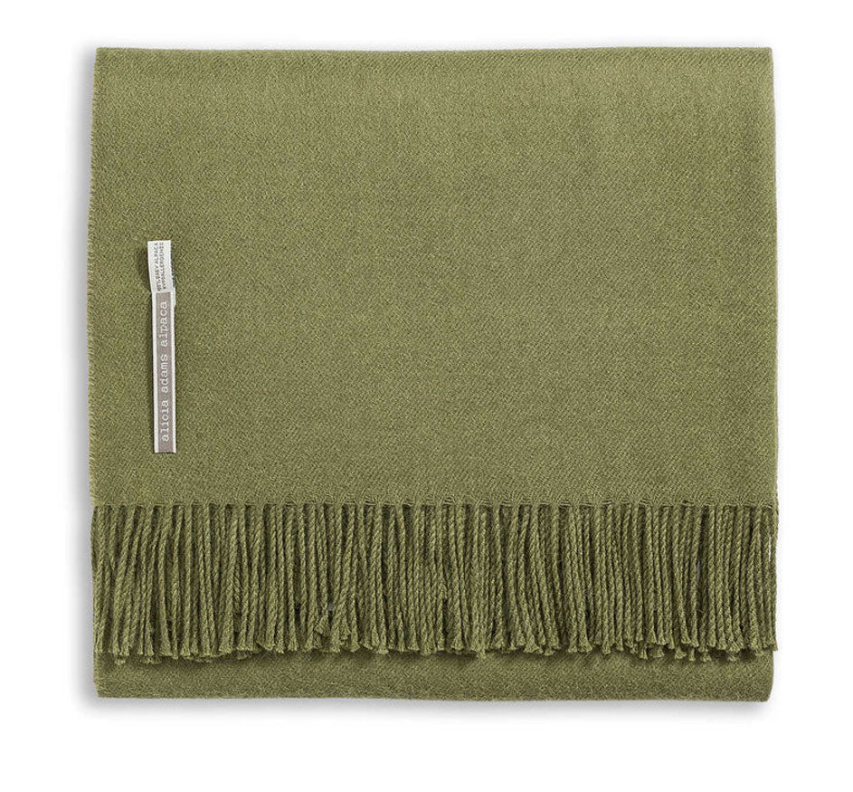 Alpaca Solid Throw