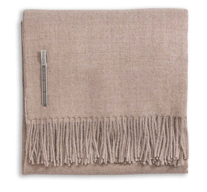 Alpaca Solid Throw