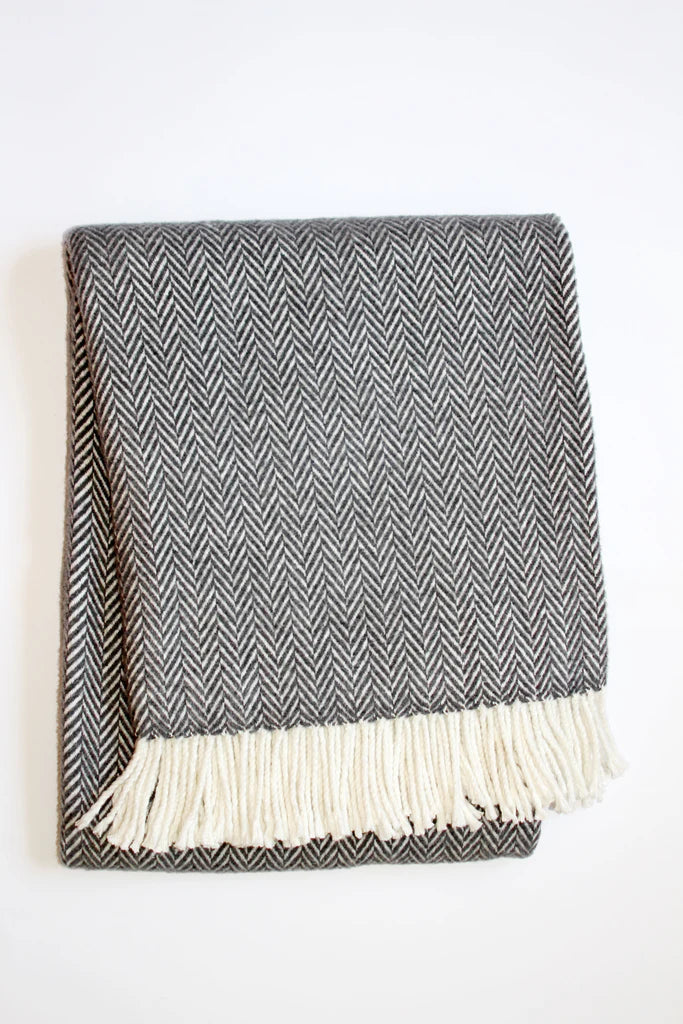 Herringbone Plush Throw