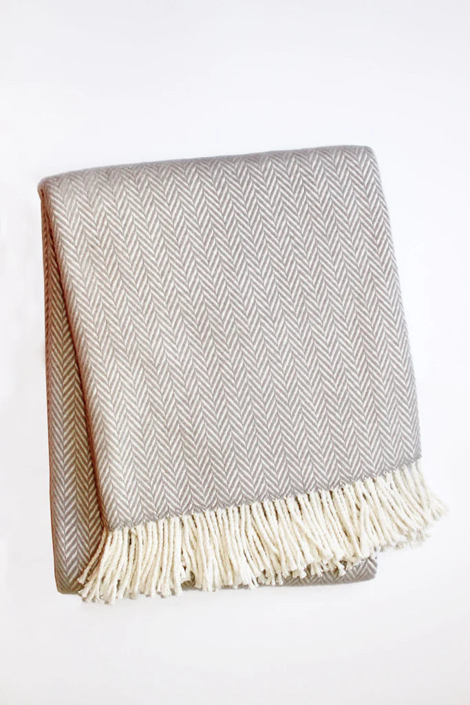 Herringbone Plush Throw