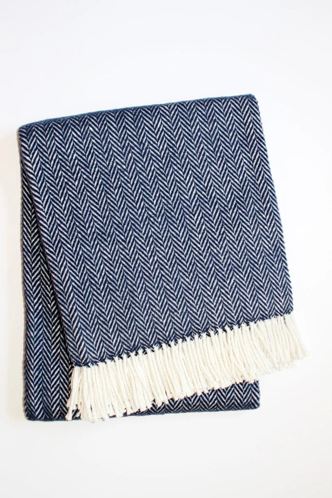 Herringbone Plush Throw