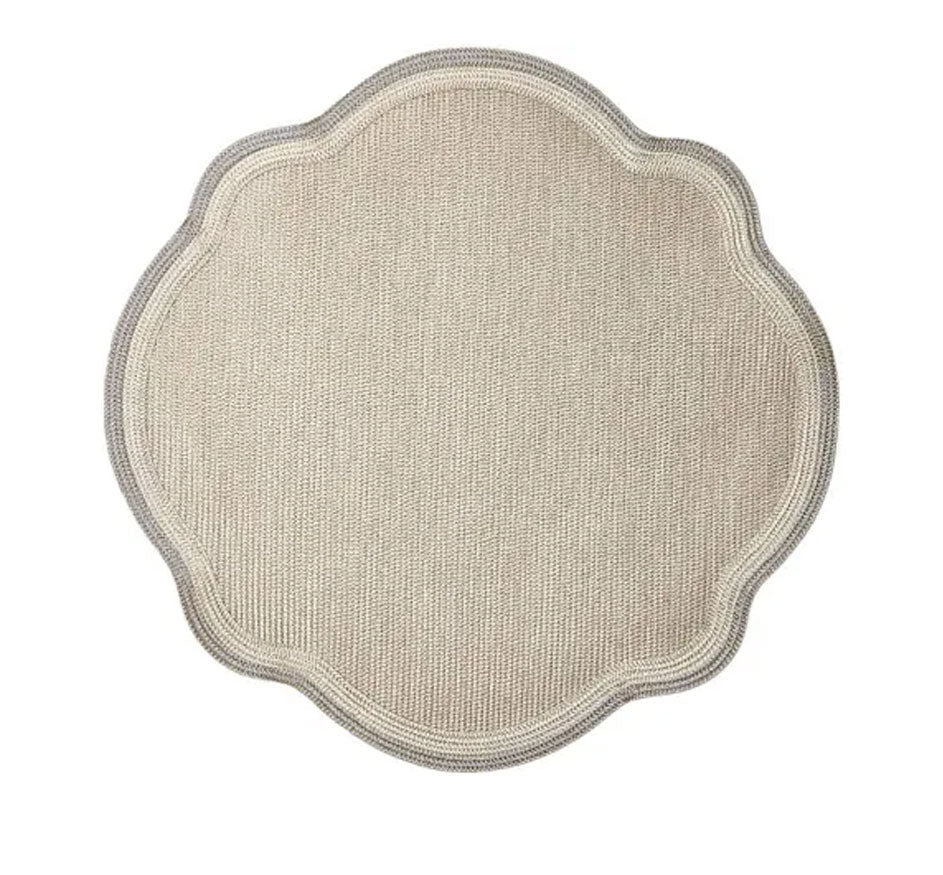 Harvest Monticello Placemat in Espresso & Sand