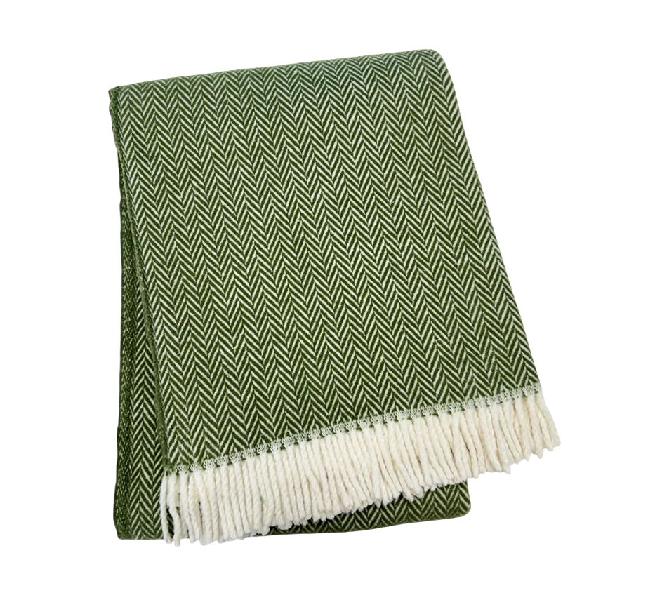 Herringbone Plush Throw