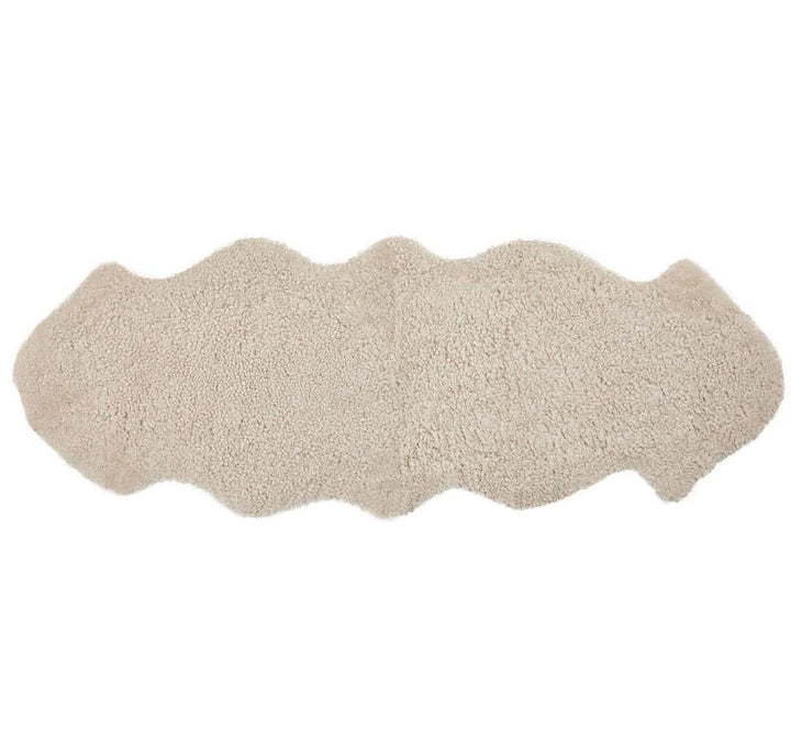 New Zealand Sheepskin | Short Curly Wool 180x60 In Pearl