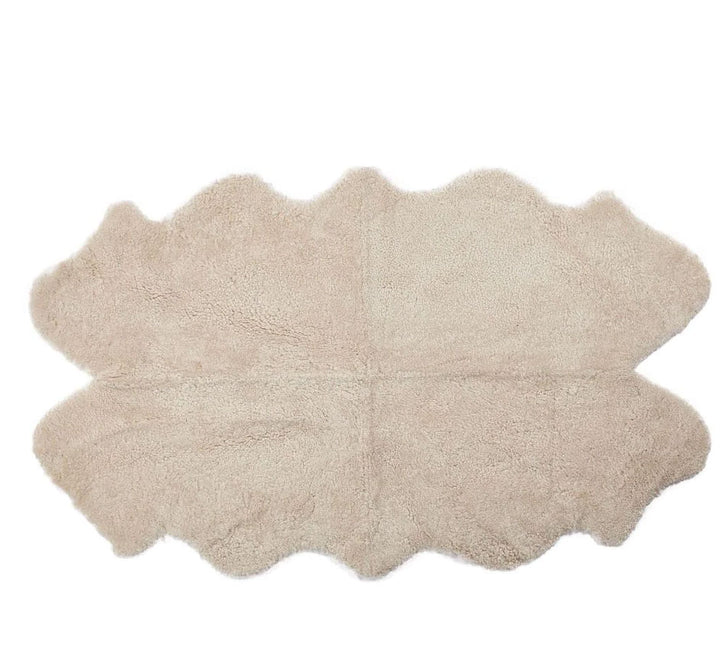 New Zealand Sheepskin | Short Curly Wool 180x110  In Pearl