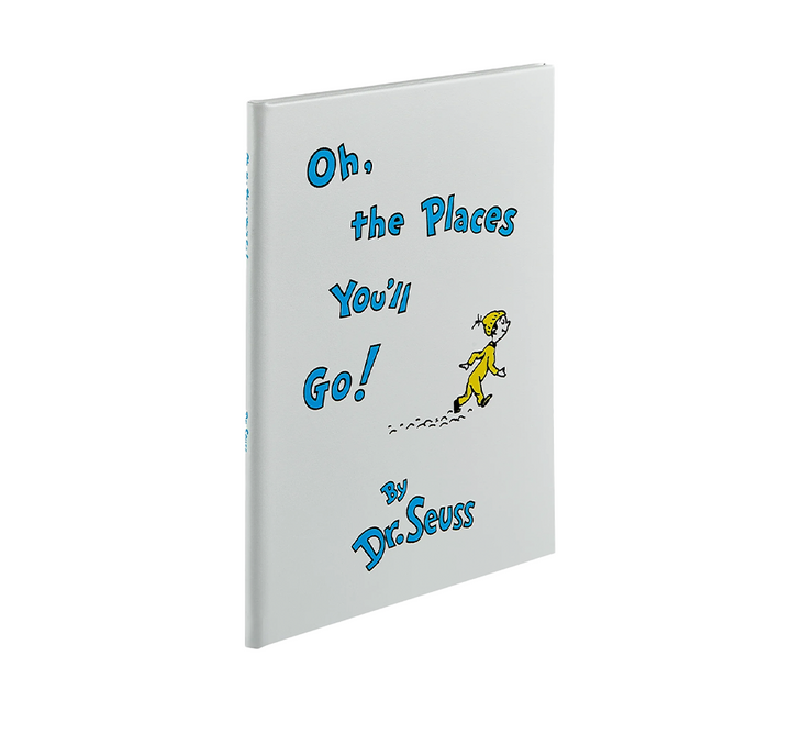 "Oh The Places You'll Go" Leather Bound Book