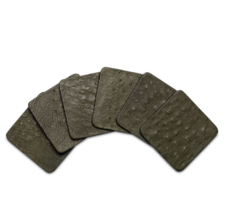 Ostrich Coasters (Available in 2 Colors)