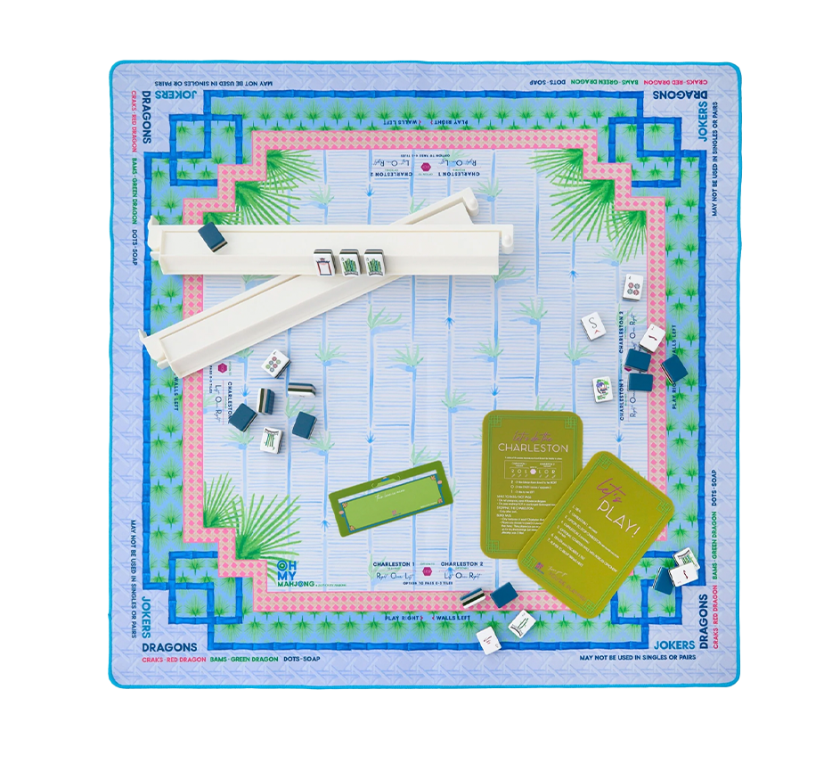 Palm Paradise Mahjong Mat