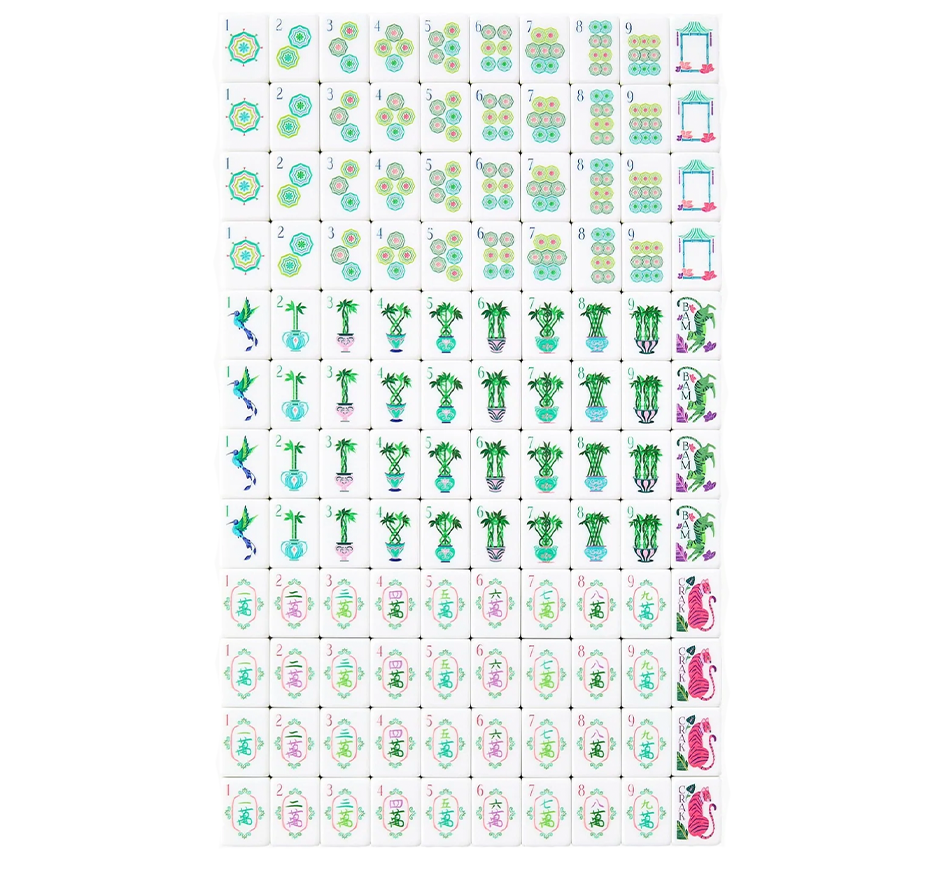 Palm Royale Mahjong Tiles