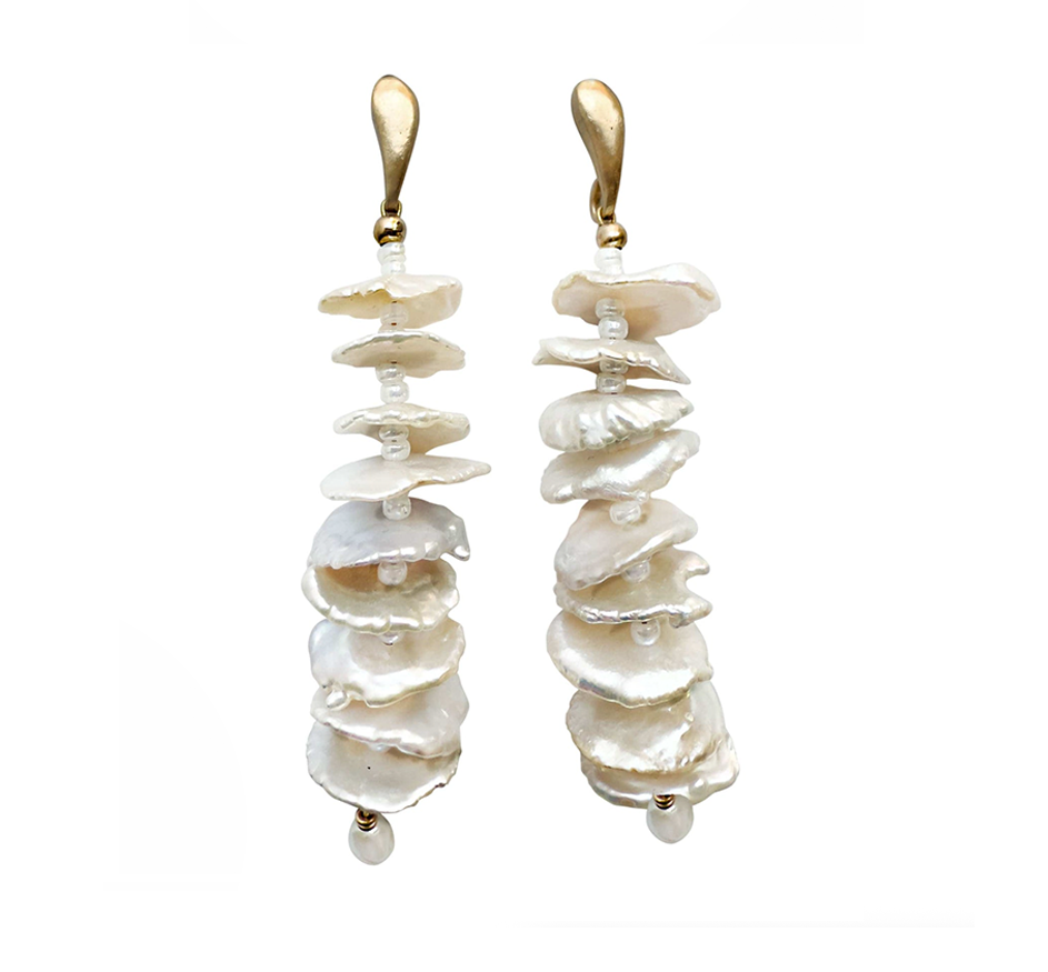 Pearl Hoya Earrings