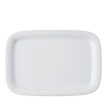 Berry & Thread Rectangular Tray in Whitewash