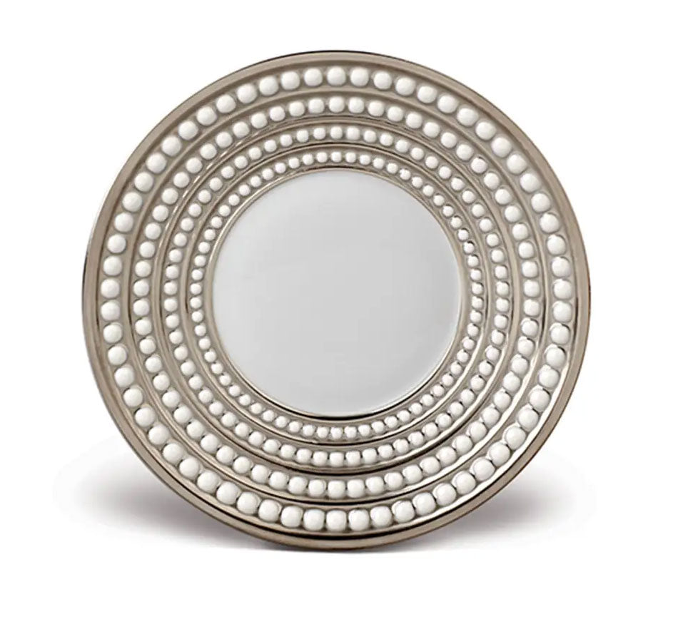 Perlee Saucer in Platinum