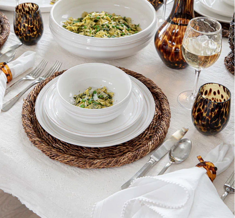 Puro Stemless Wine Glass In Tortoise