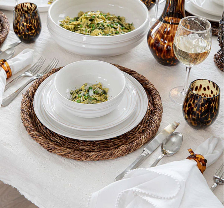 Puro Stemless Wine Glass In Tortoise