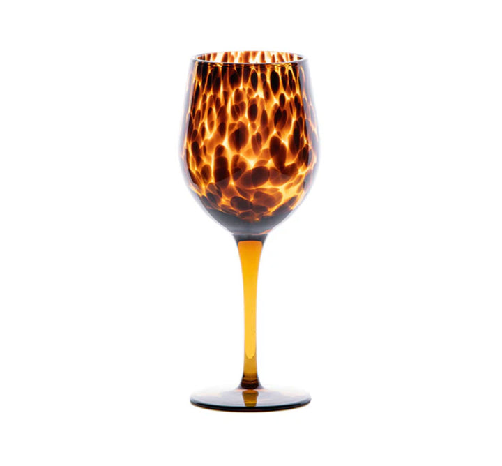 Puro Wine Glass In Tortoise
