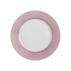 Lace Salad Plate in Pink