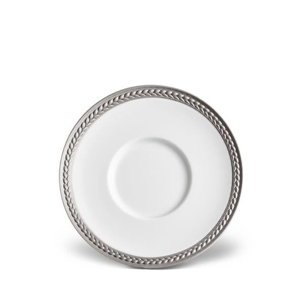 Soie Tressee Dinnerware Collection in Platinum