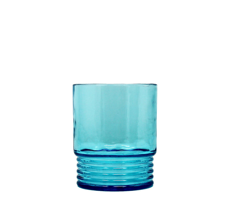 Santorini Acrylic Glassware Collection in Teal