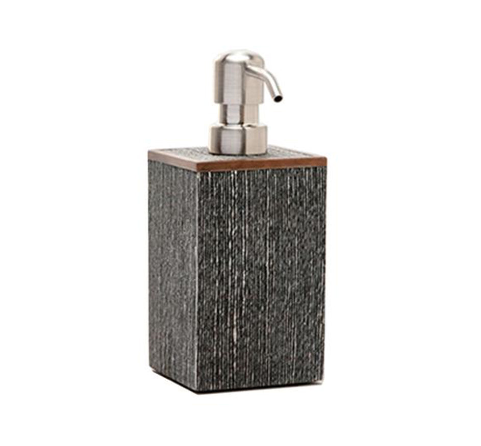 Bruges Soap Pump in Charcoal