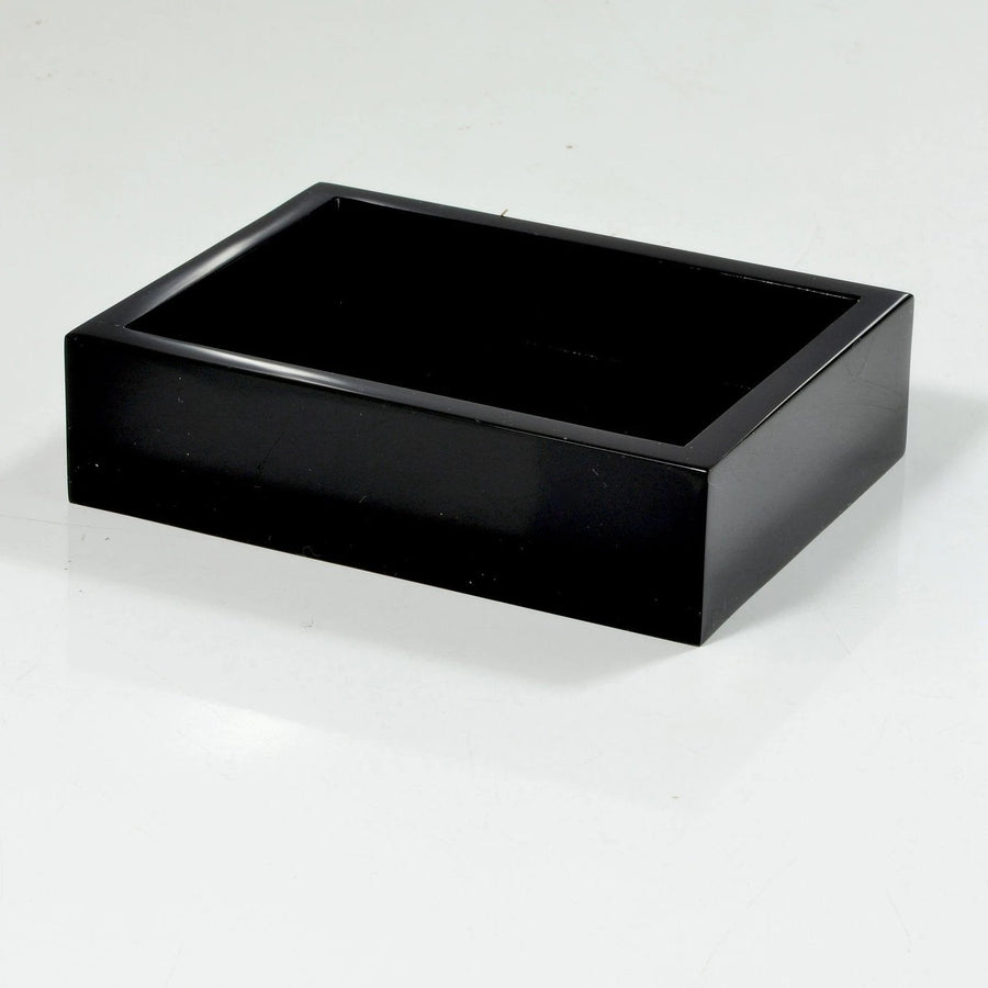 Lucite Bath Collection In Black Ice