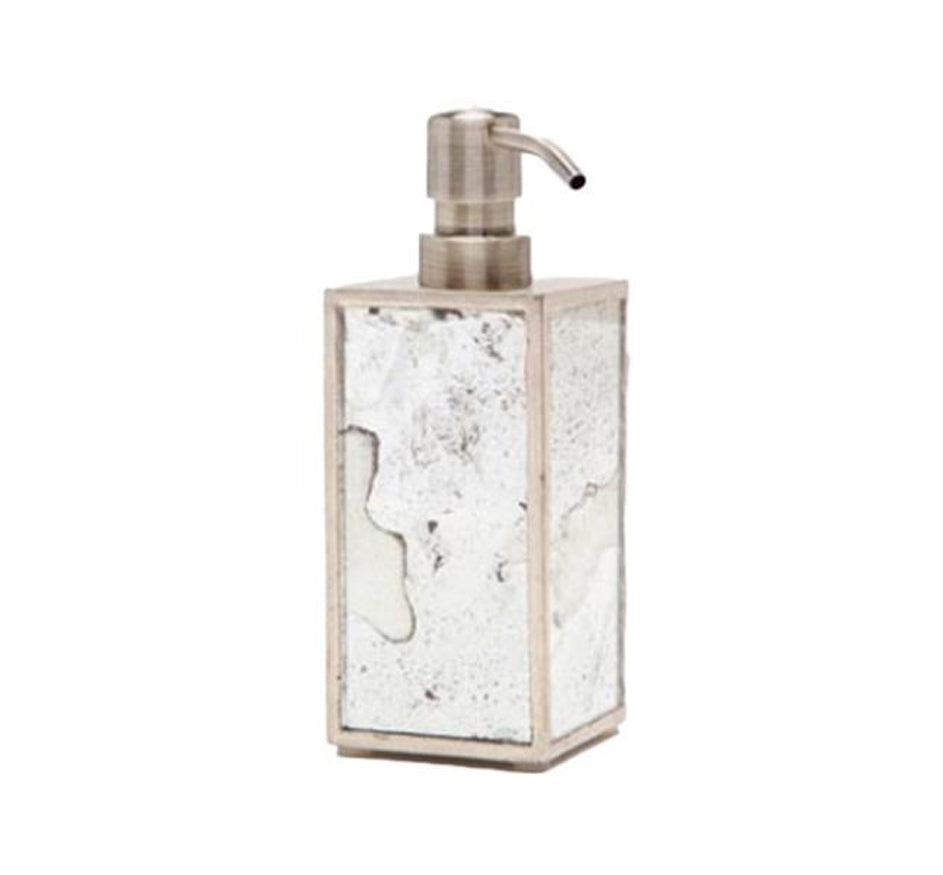 Atwater Soap Pump in Antique Silver