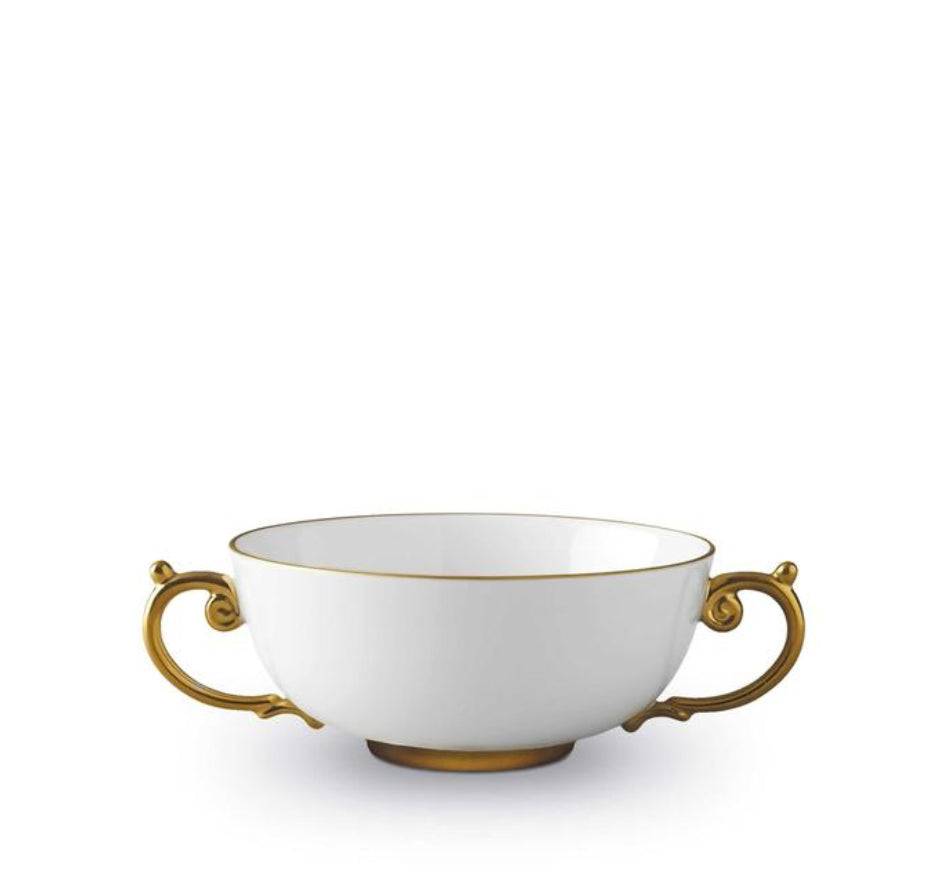 Aegean Two Handle Bowl in Gold