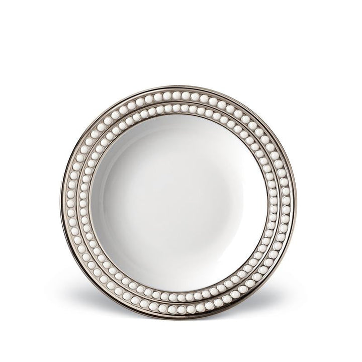 Perlee Soup Plate in Platinum