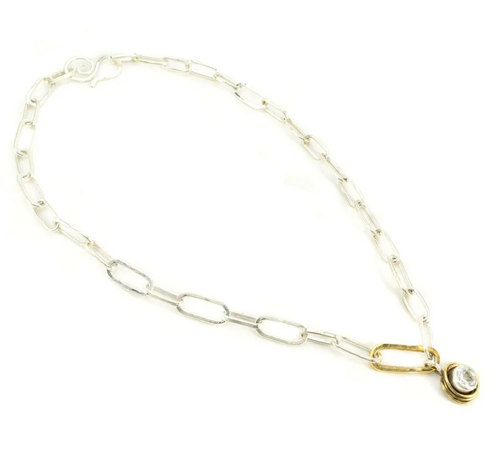 Swirl Drop Necklace