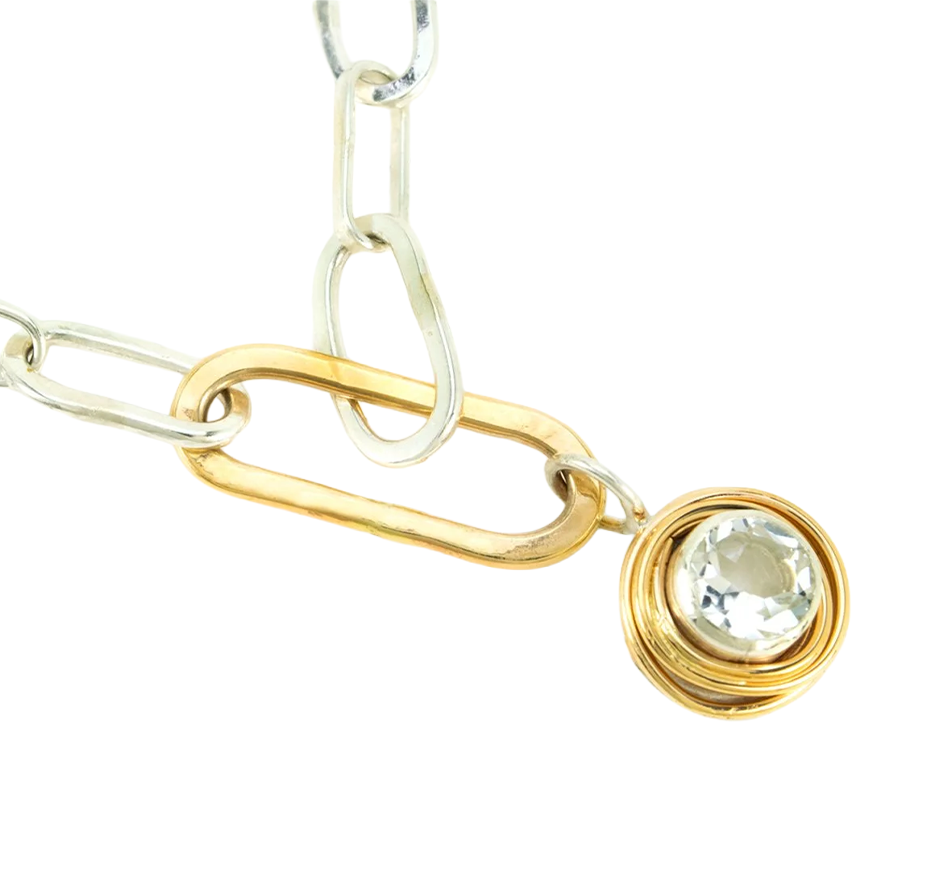 Swirl Drop Necklace