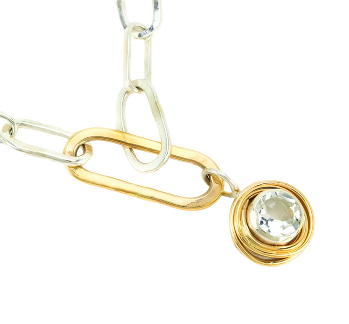 Swirl Drop Necklace