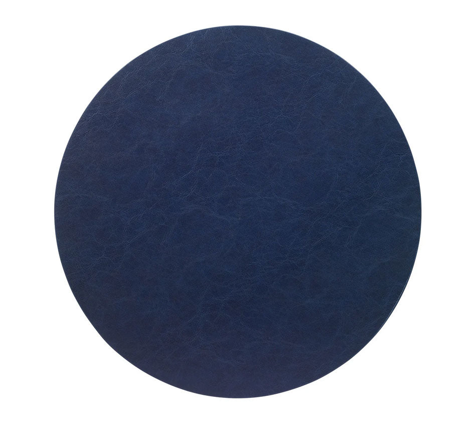 Tanner Navy 15" Round Placemat