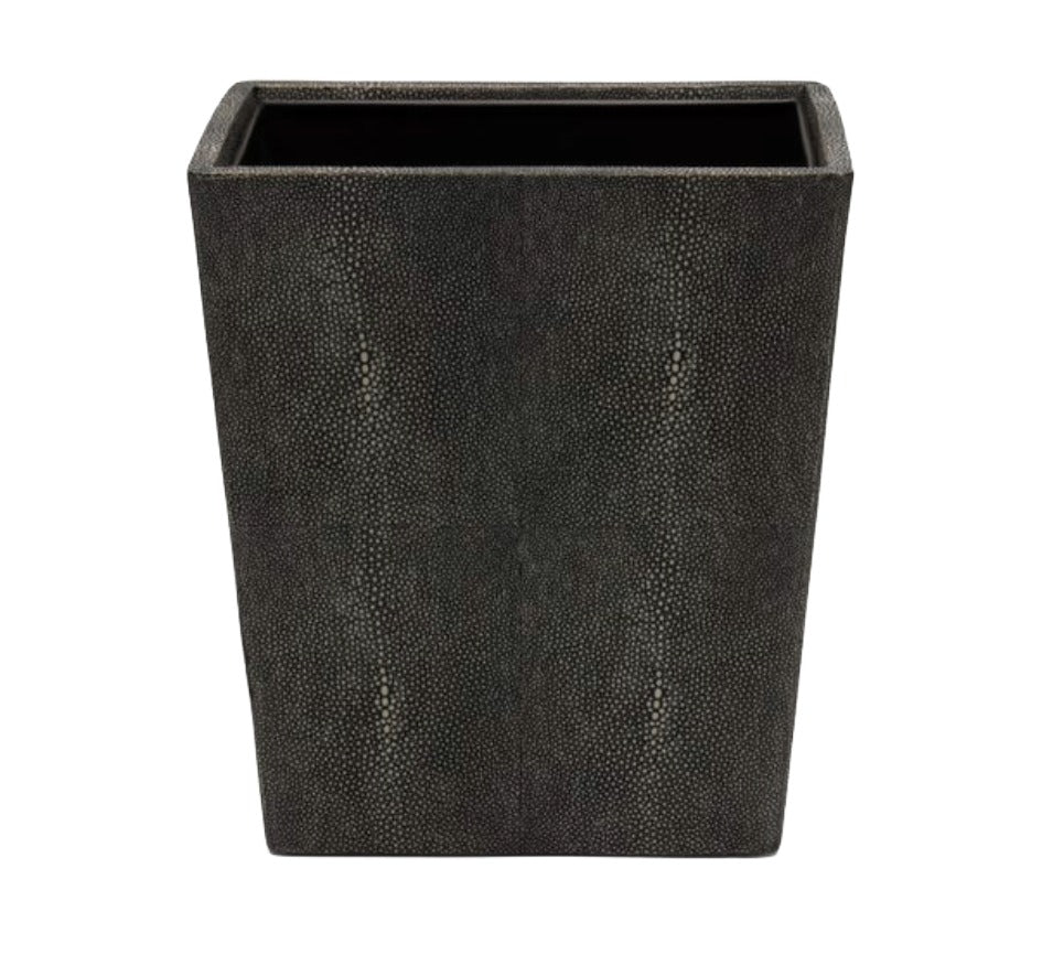 Tenby Rectangular Wastebasket in Dark Mushroom