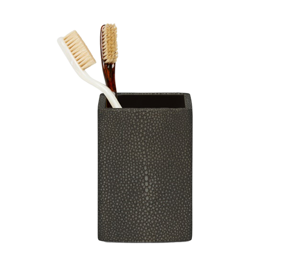 Tenby Brush Holder in Dark Mushroom
