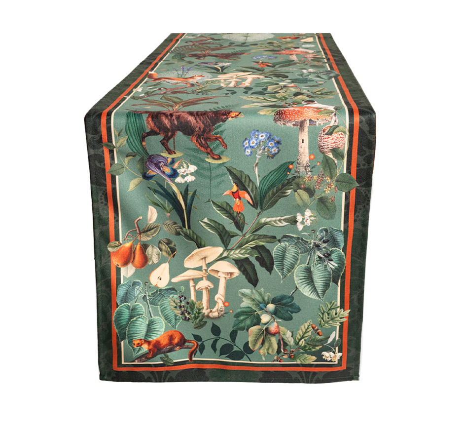 Forest The Menta Table Runner 94.4"