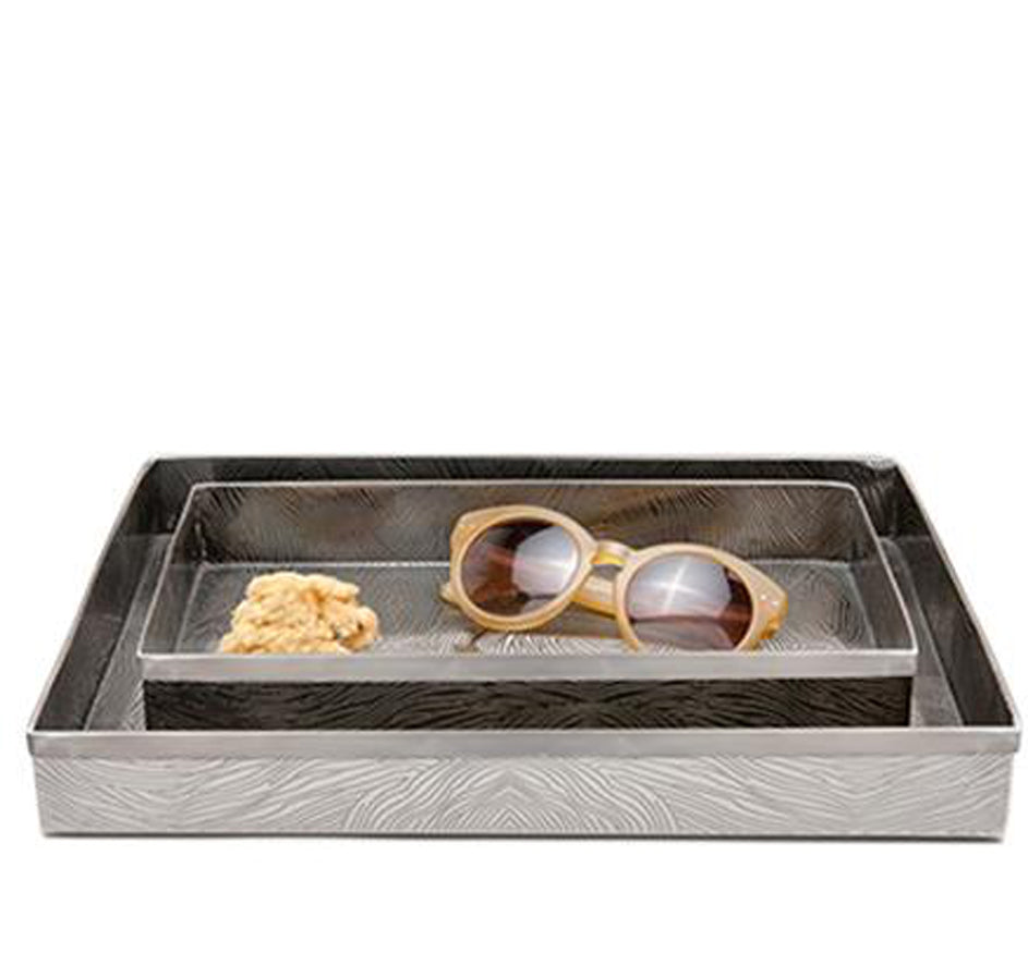 Humbolt Tray Set in Black Nickel