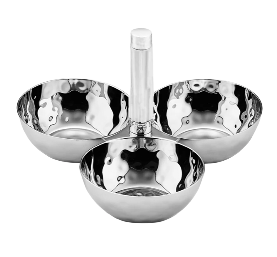 Tundra 3 Bowl Set With Cream Resin Handle