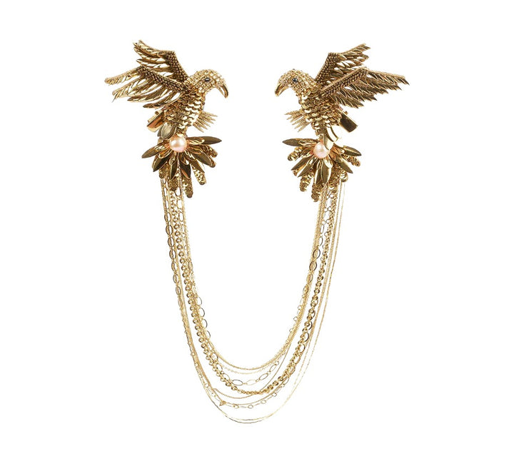 Vayu Double Brooch