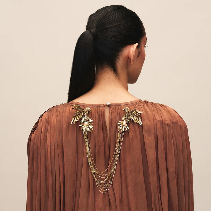 Vayu Double Brooch