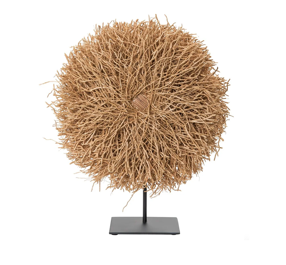 Vetiver Basket on Stand Small