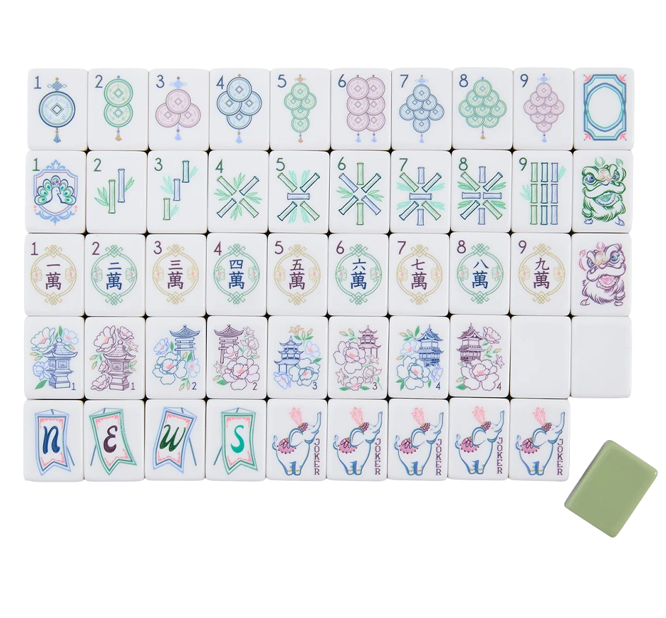 Mahjong Tiles - Willow