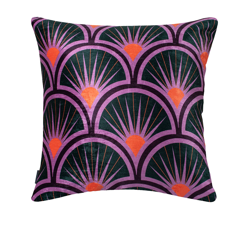 Woodland Rabbit Velvet Pillow