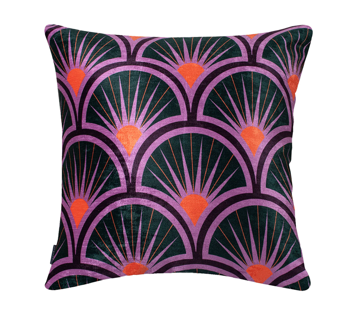 Woodland Rabbit Velvet Pillow