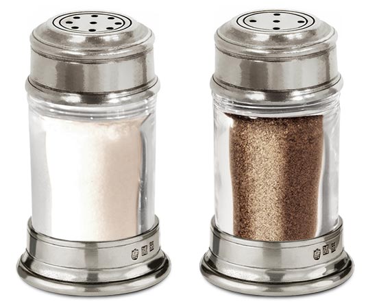 Pewter Salt & Pepper Shakers